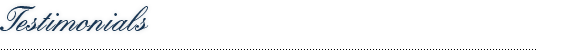 Testimonials